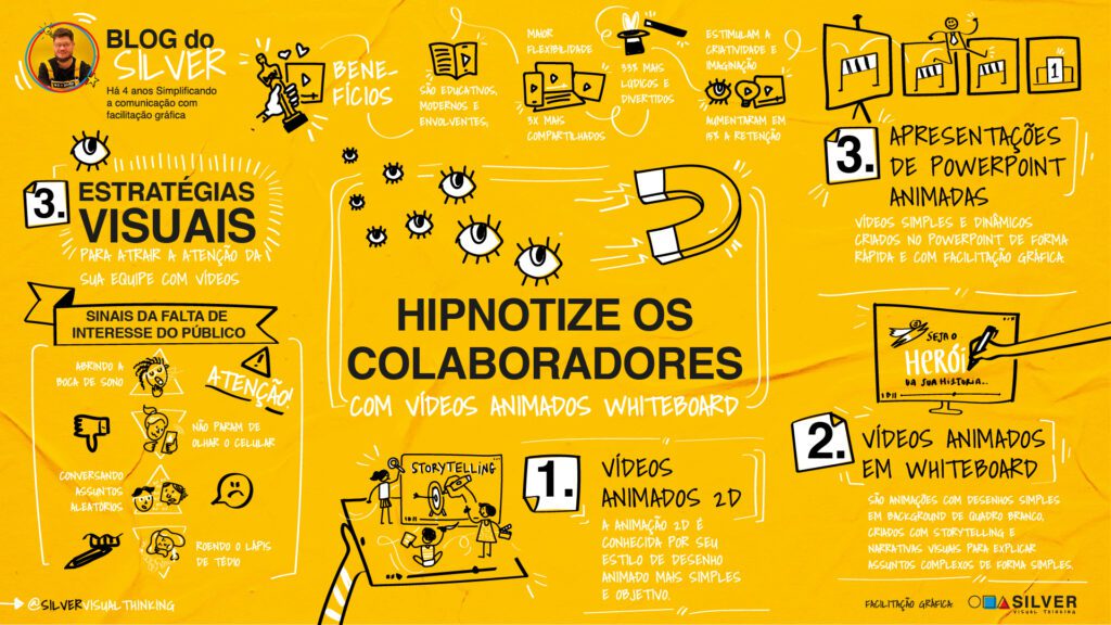 Resumo Visual - ARTIGO BlogSilver - Vídeos animados em Whiteboard